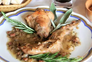 CONIGLIO ALLA CANNELLA   