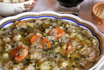 MINESTRONE CON QUINOA   