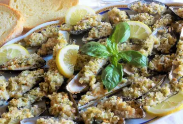 COZZE E CANNOLICCHI GRATINATI 