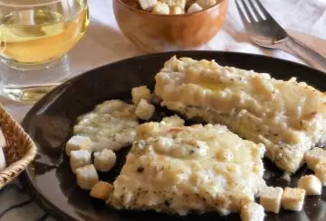 BACCALÀ IN SALSA CON BASILICO E AGLIO  
