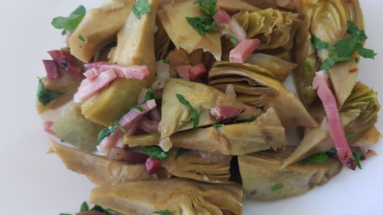 Carciofi In Padella