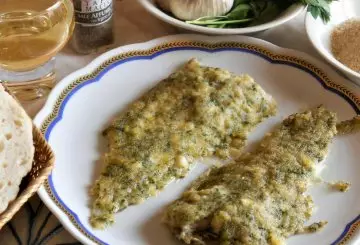 SOGLIOLE GRATINATE AL FORNO