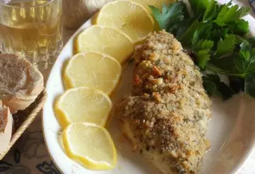 FILETTO DI SCORFANO GRATINATO AL FORNO