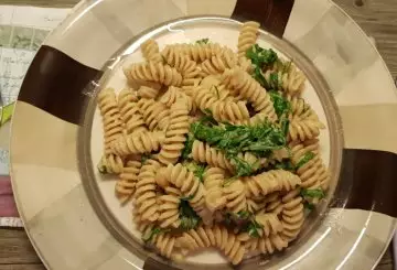 PASTA CON CREMA DI CECI E RUCOLA