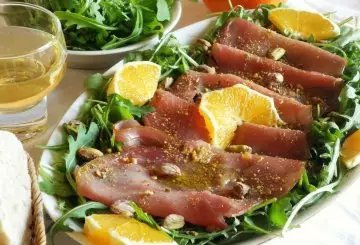 TONNO AFFUMICATO ALLA SALSA DI ARANCIA