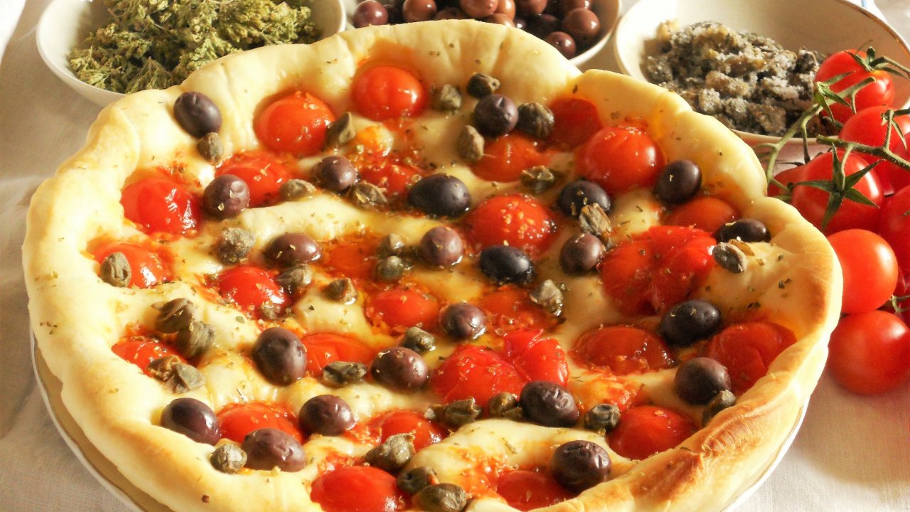 Focaccia alla mediterranea