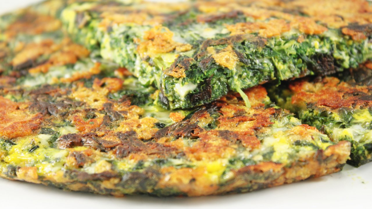 Frittata di spinaci