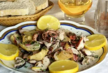 PIOVRA E CARCIOFI IN PADELLA