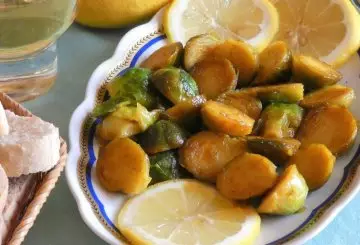 CAVOLETTI DI BRUXELLES AL CURRY E LIMONE