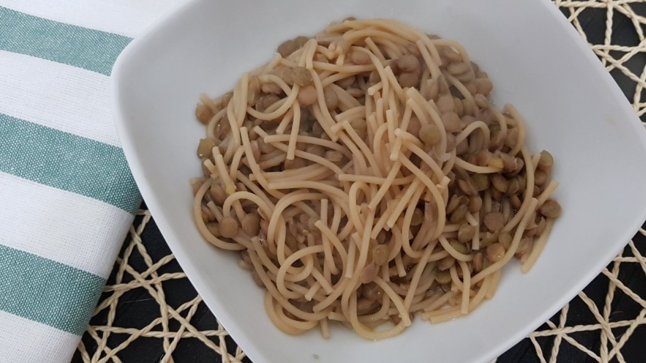 Pasta e lenticchie bimby