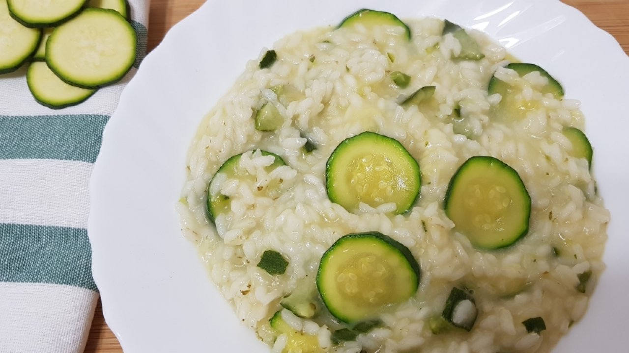 Risotto con zucchine