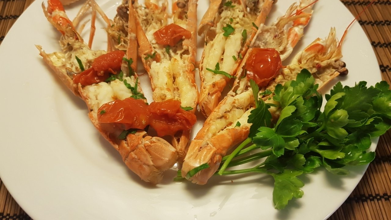 Scampi in padella