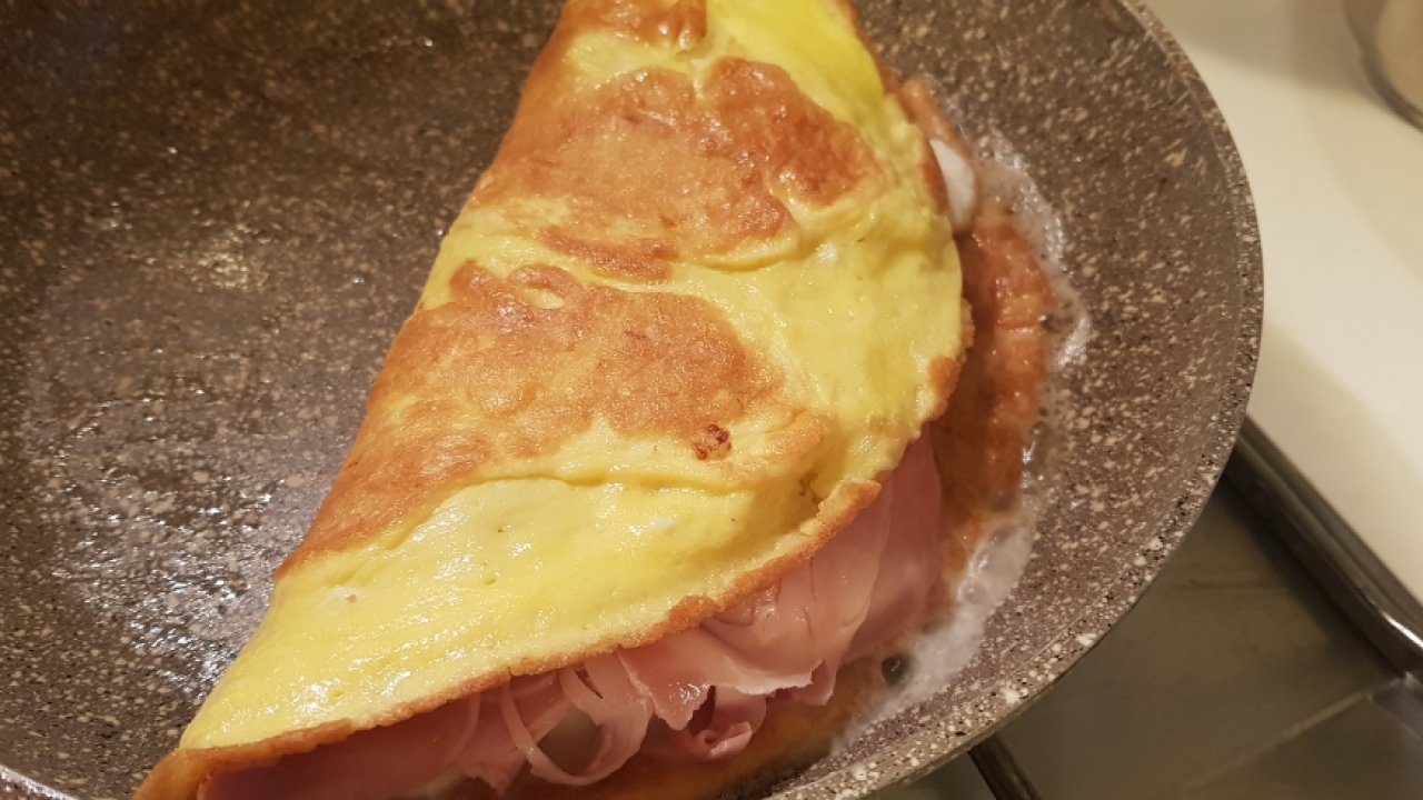 Frittata al prosciutto