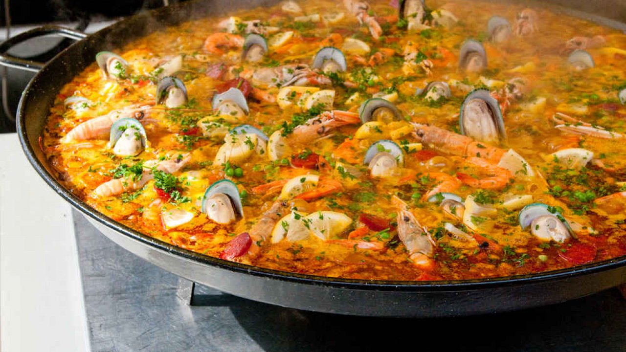 Paella ai frutti di mare