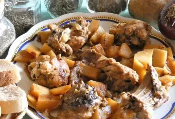 PADELLATA DI CONIGLIO CON PATATE