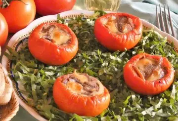 POMODORI RIPIENI CON SCAMORZA E ACCIUGHE