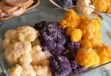 TRIS DI CAVOLFIORI AL PARMIGIANO