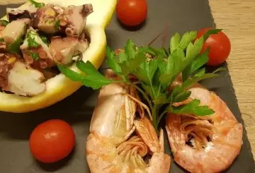 COPPETTE DI LIMONI CON POLPO