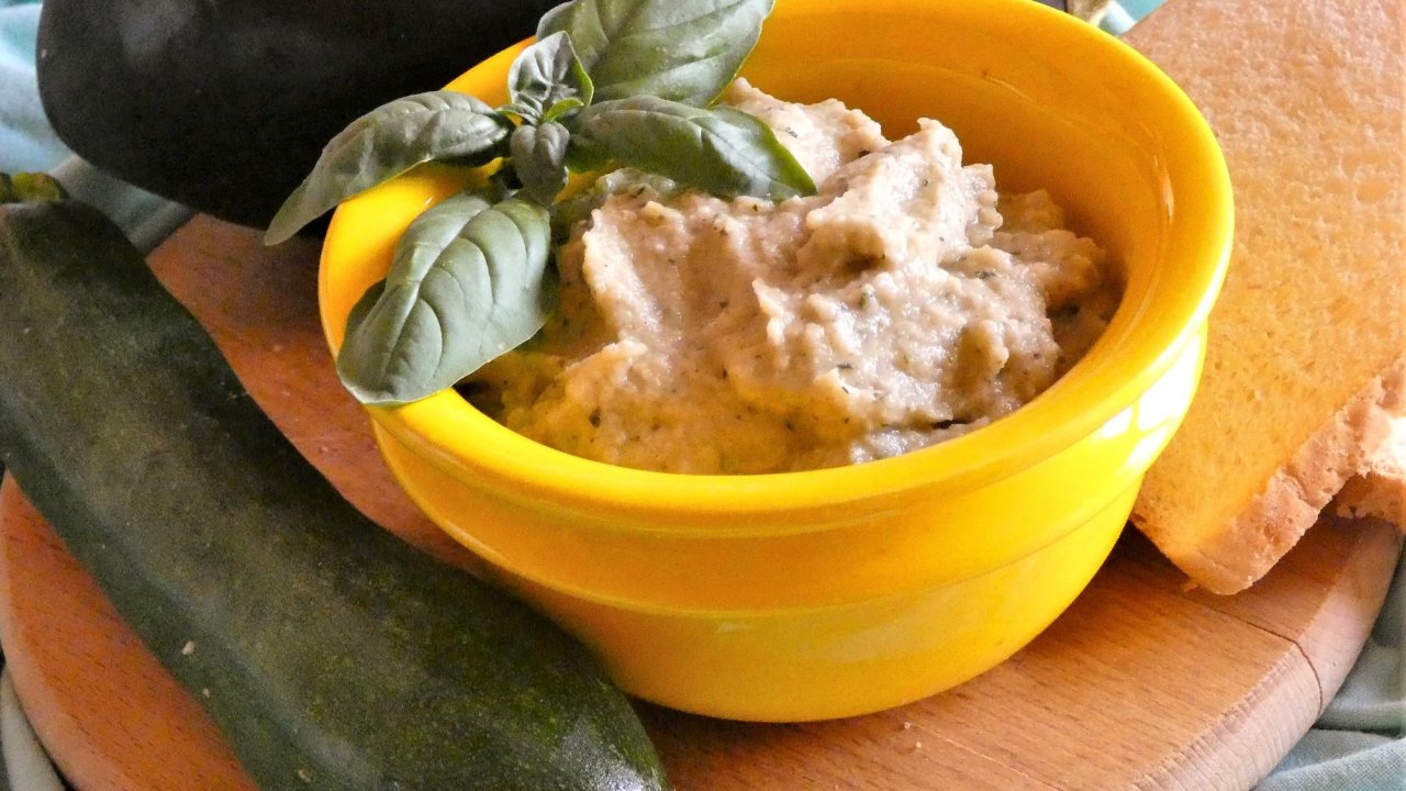 Patè di melanzane e zucchine