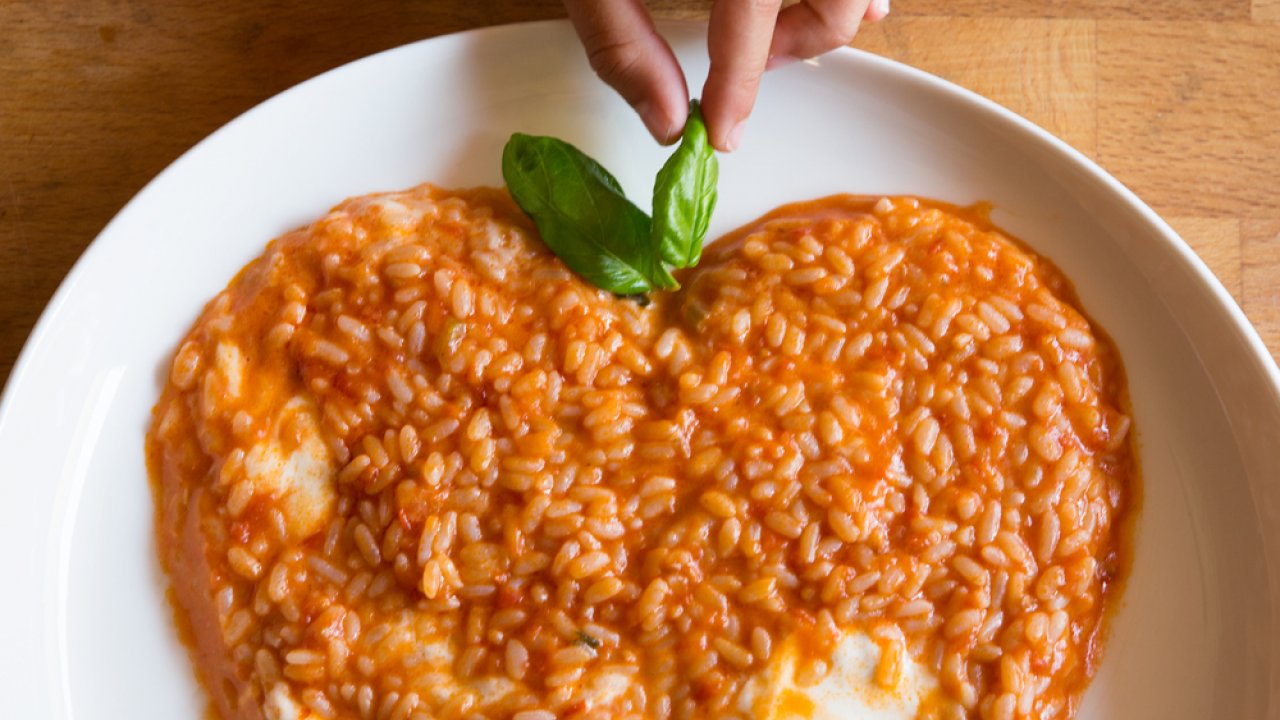 Risotto al pomodoro e fior di latte bimby