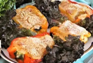 PEPERONI FARCITI CON CREMA ALLE PATATE