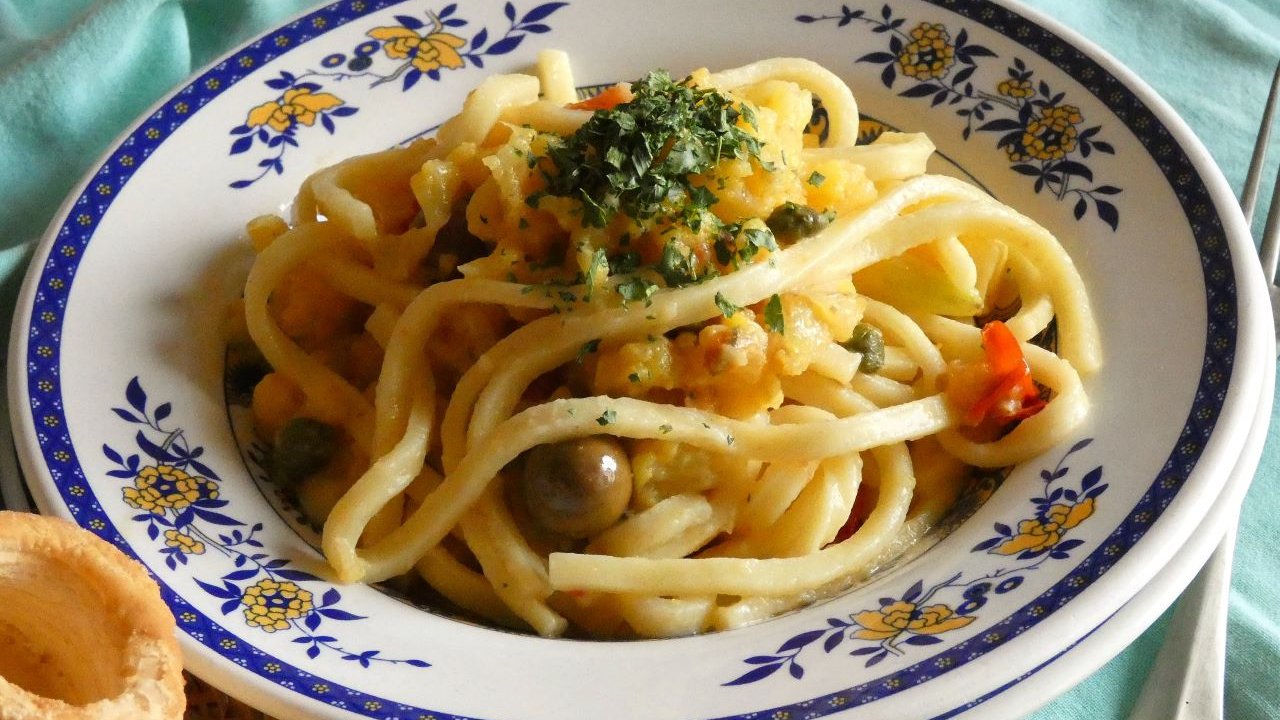 Scialatielli cacio e cavolfiore