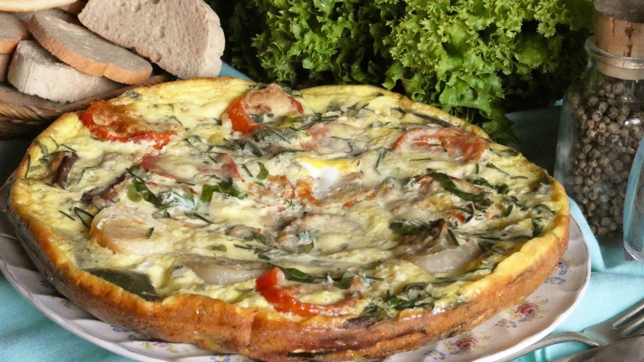 Frittata aromatica di verdure 