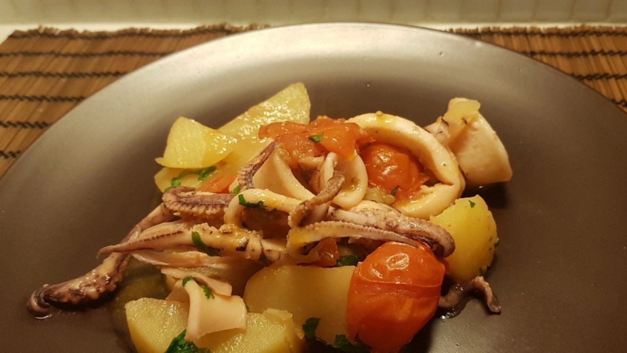 Calamari con patate