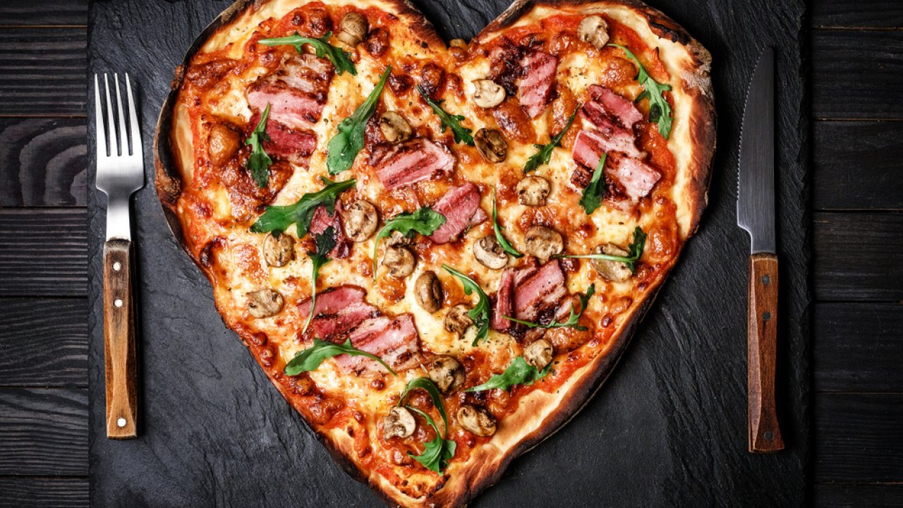 Pizza a cuore