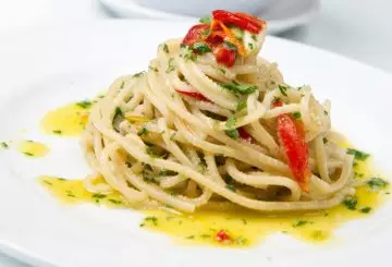SPAGHETTI AGLIO E OLIO BIMBY