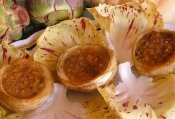 CARCIOFI FARCITI CON PECORINO AL GRATIN