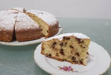 TORTA CON GOCCE DI CIOCCOLATO