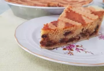 PASTIERA CON GOCCE DI CIOCCOLATO