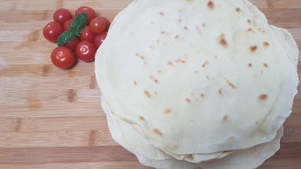 Piadine senza strutto