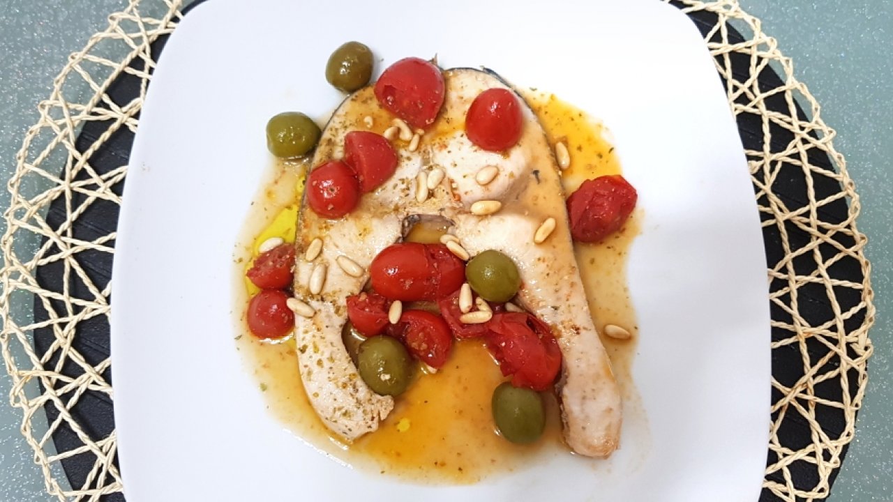 Salmone alla mediterranea