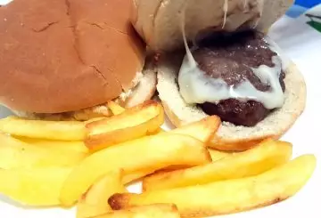 HAMBURGER IN FRIGGITRICE AD ARIA