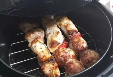 SPIEDINI DI CARNE FRIGGITRICE AD ARIA