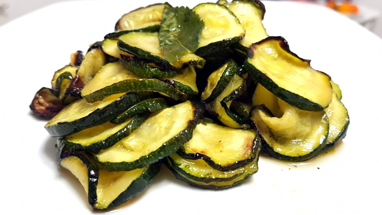 Zucchine alla Scapece non Fritte