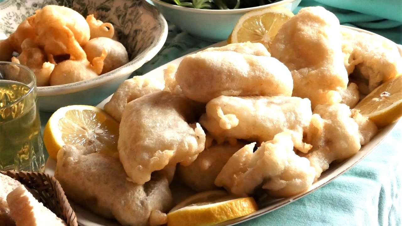 Baccalà fritto alla romana