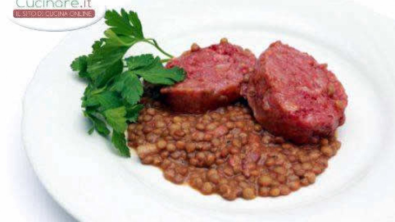 Cotechino con Lenticchie