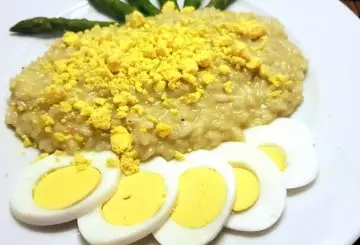 RISOTTO MIMOSA AGLI ASPARAGI