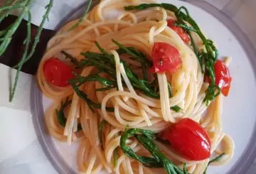 PASTA CON ASPARAGI DI MARE