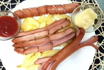 WURSTEL NELLA FRIGGITRICE AD ARIA