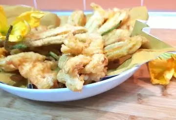FIORI DI ZUCCA IN PASTELLA
