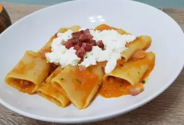 PASTA CON CREMA DI ZUCCA