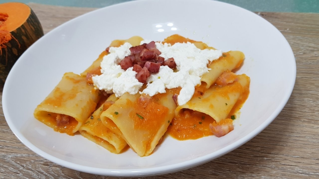 Pasta Con Crema Di Zucca