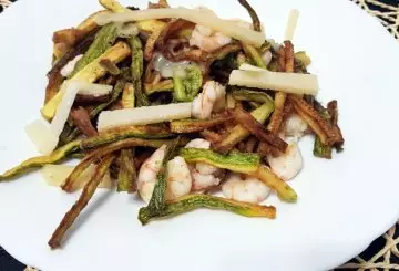 GAMBERI E ZUCCHINE