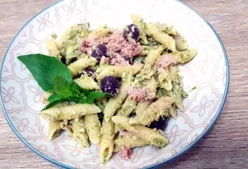 PENNETTE AL PESTO DI FAGIOLINI