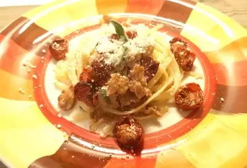 PASTA CON POMODORI CONFIT