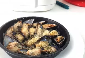 COZZE GRATINATE IN FRIGGITRICE AD ARIA